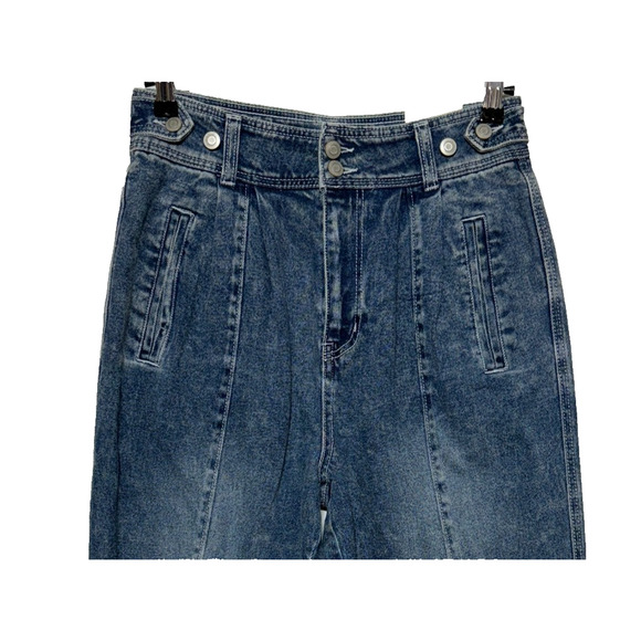 So Jeans Junior Womens 11/30 Blue Hi Rise Straight Stretch Actual 30X28 NWT - Picture 5 of 10